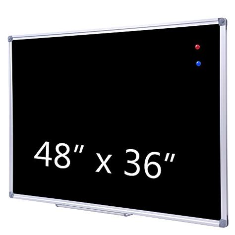 48 X 36 Inch Large Magnetic Dry Erase Blackboard Wall Mounted