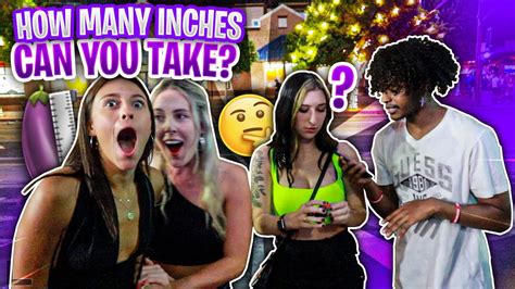 asking random girls how much they can take😈🍆 hilarious public interview youtube