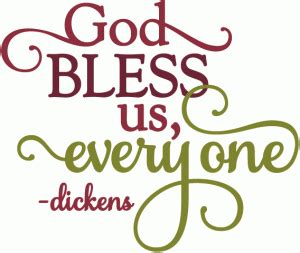 God bless us everyone, kinshasa. Silhouette Design Store: god bless us everyone - layered ...