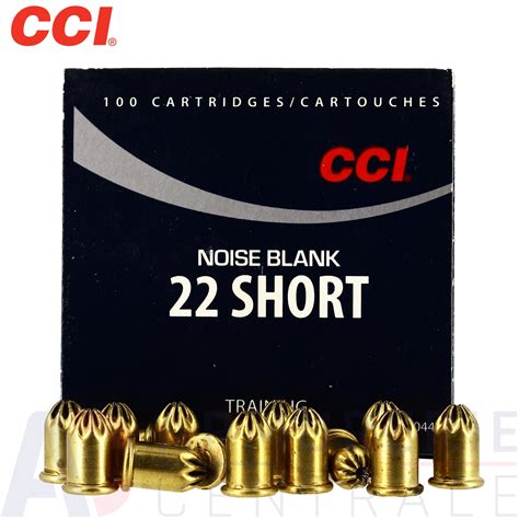 100 Cartouches Cci 22 Short Noise Blank Armurerie Centrale