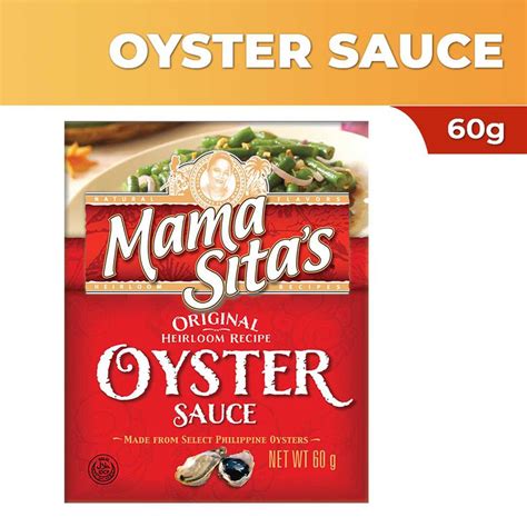 Mama Sitas Oyster Sauce Sachet 60g Shopee Philippines