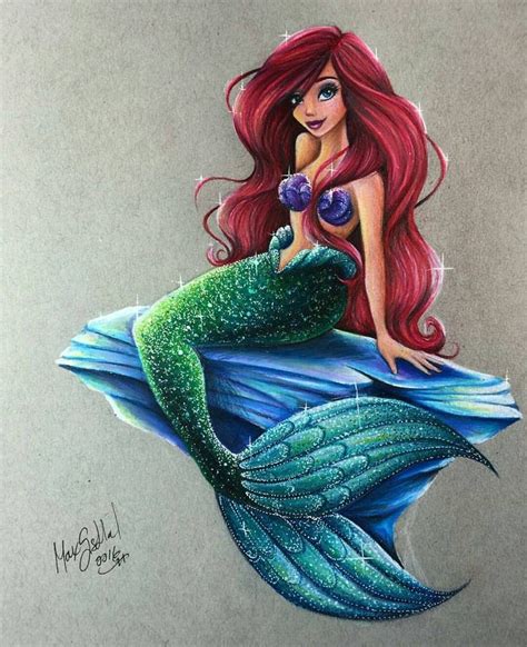 art sharing page on instagram “one of the most beautiful ariel s i ve ever seen artist