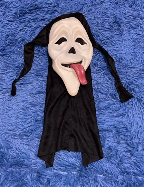 Vtg Scream Mask Tongue Out Ghost Face Vintage Easter Unlimited Wassup