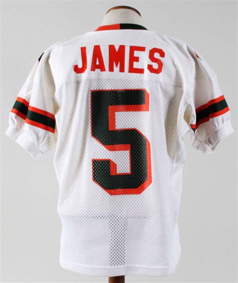 Edgerrin james didn't have my hall of fame vote based on his numbers. 1997 Edgerrin James Game-Worn Jersey Miami Hurricanes ...