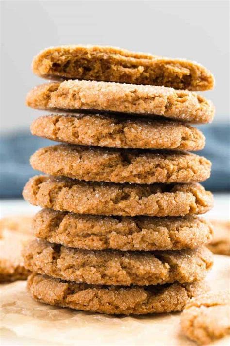 Chewy Gingersnap Cookies | Baked by an Introvert
