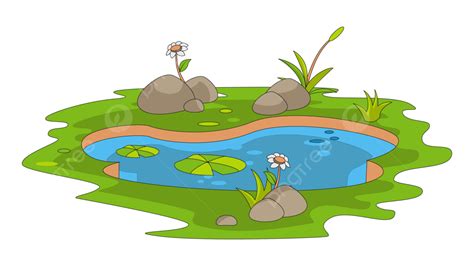 Gambar Gambar Kartun Danau Danau Kartun Clipart Png Dan Vektor