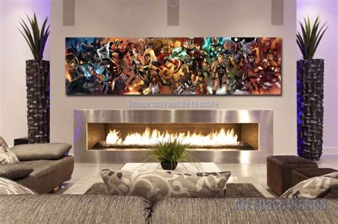 An oversized canvas print can set the tone for any room, from quaint intimate spaces to large open lofts or even businesses and conference rooms. AVENGERS Superhero Marvel Comics Movie Poster Print ...