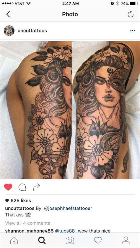 Thigh Tattoo Thigh Tattoos Women Body Art Tattoos Body Tattoos