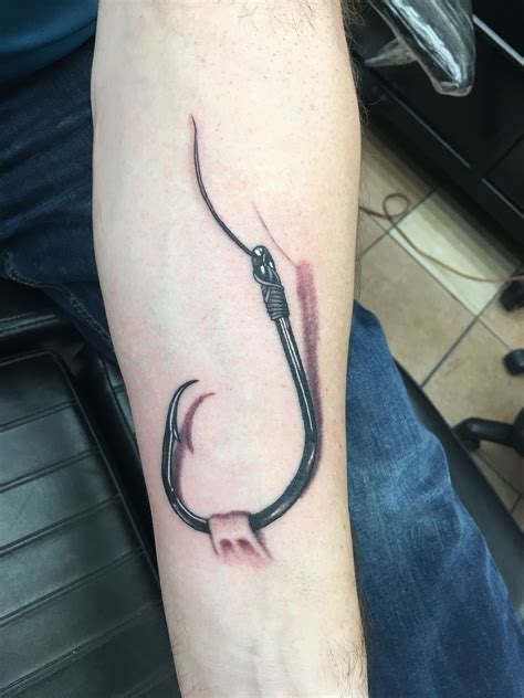 Fish hook tattoo | Hook tattoos, Fishing hook tattoo, Tattoos