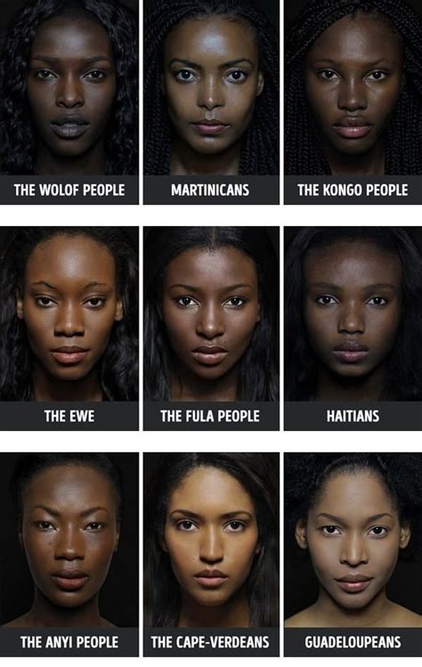 Ethnicity Chart Faces Female Understanding Diversity In Todays World
