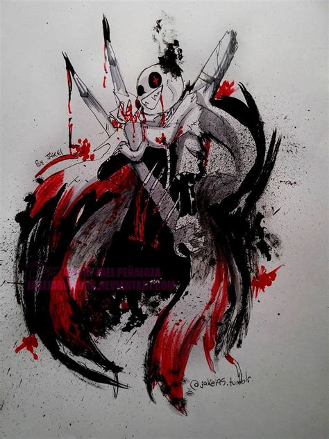 🖌️ ink!sans by ichi72 (weak soul). Paint Me (Evil InkSans x Reader ) - 1•New toy• | Undertale ...