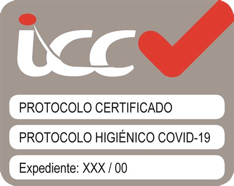 Segell Icc Gris Vermell Instituto Comunitario De Certificación