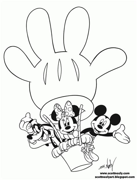 Minnie and pluto disney 93f8. Mickey Mouse Train Coloring Page - Coloring Home