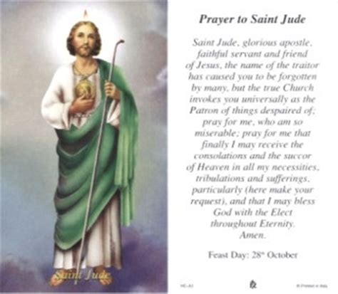 St Jude Prayer Cards Bulk Prayer Cards Discount Catholic Products