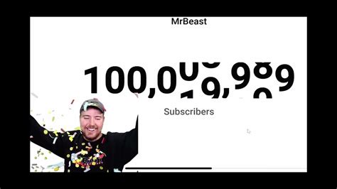 Mr Beast Hitting 100m Youtube