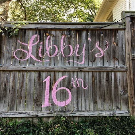Outdoor Sweet 16 Birthday Party Simplywrittenbykristen On Instagram
