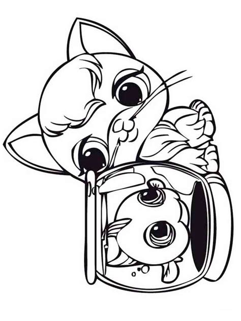 Cuties Coloring Pages