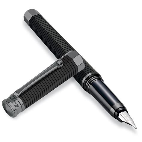 Montegrappa "NeroUno Linea Black" Fountain Pen | Fountain pen ink, Pen
