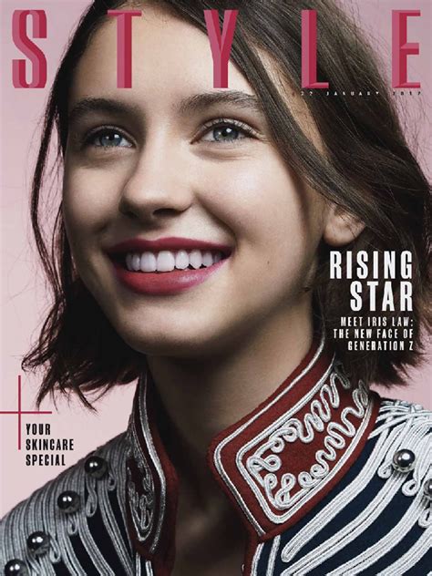 The New Face Of Burberry Beauty Campaign Star Iris Law Featured On