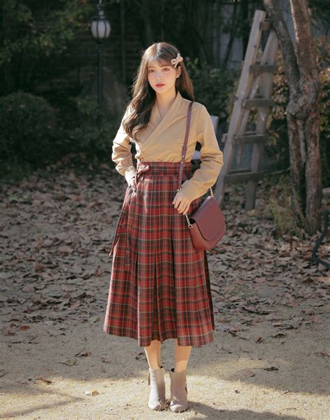 the best skirt outfit ideas korean references