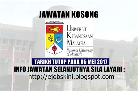 We did not find results for: Jawatan Kosong Universiti Kebangsaan Malaysia (UKM) - 05 ...