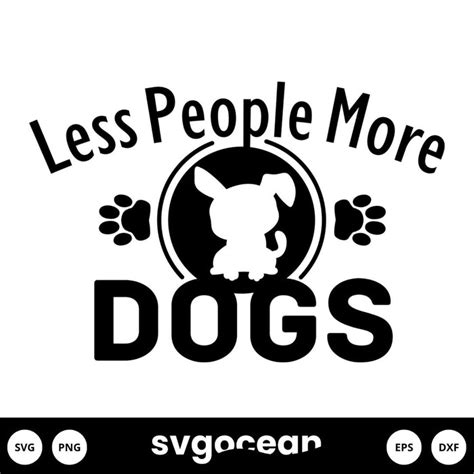 Funny Dog Svg Vector For Instant Download Svg Ocean — Svgocean