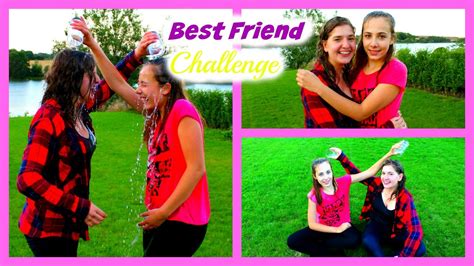 Best Friend Challenge With Ice Water Youtube