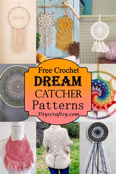 20 Free Crochet Dream Catcher Patterns Diyscraftsy