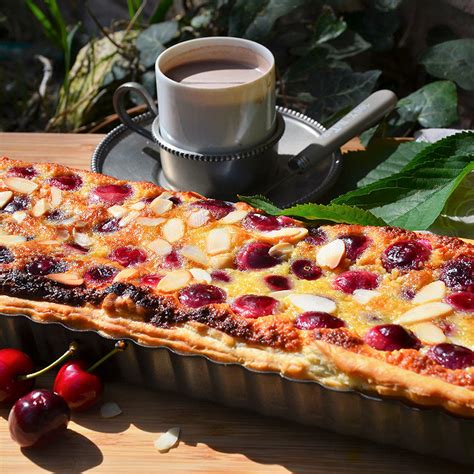 Tarte Amandine Aux Cerises Burlat Du Jardin