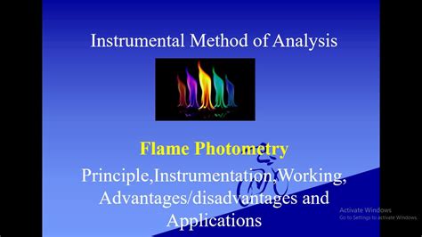 Flame Photometry Principleinstrumentationworkingadvantages