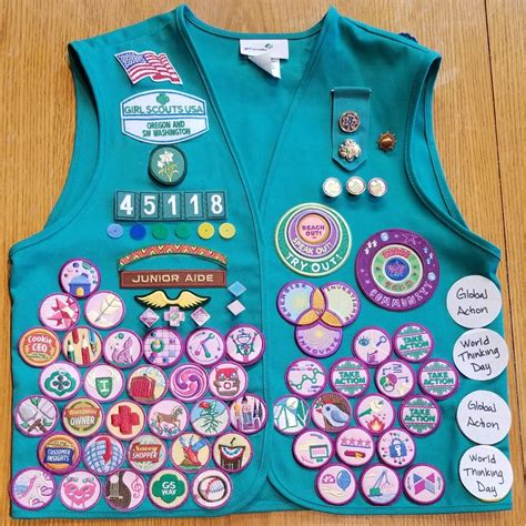 Uniforms Girl Scout Uniform Girl Scout Junior Vest Girl Scout Juniors
