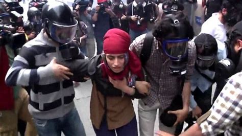 Turkish Police Tear Gas Protesters On Taksim Anniversary Bbc News