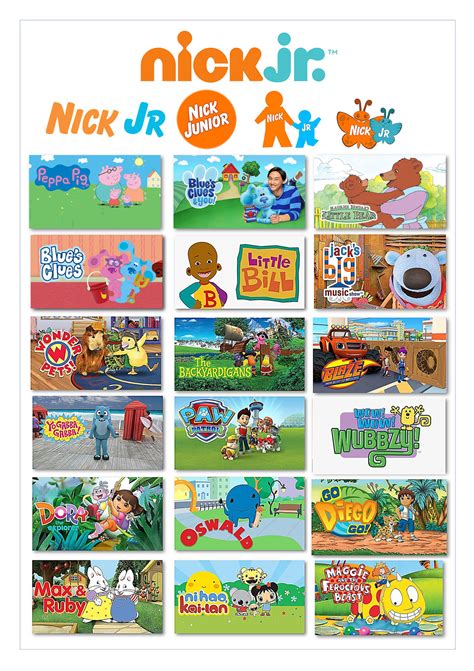 Nick Jr Tv Programmes By Gikestheasd On Deviantart