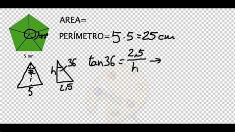Como trazar un pentagono regular dentro de una circunferencia. Area pentagono regular - YouTube