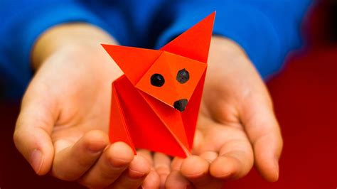 How To Fold An Easy Origami Fox Art For Kids Hub