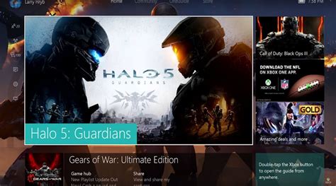 Xbox One Dashboard Update Video Details The New Home Screen