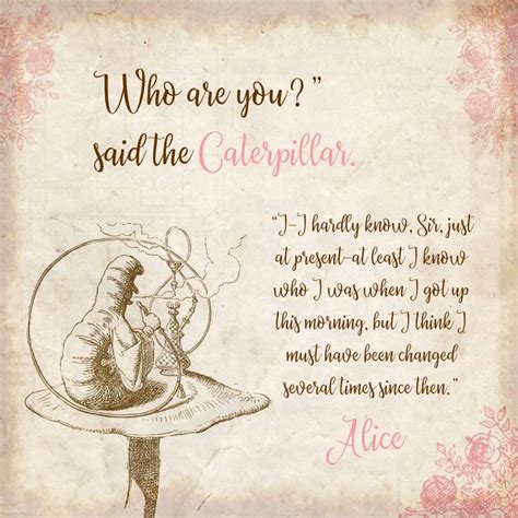 Alice In Wonderland Caterpillar Quote Alice And Wonderland Quotes Caterpillar Quotes Alice