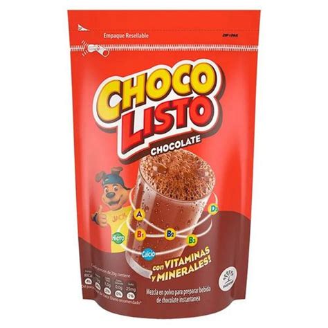 Chocolate En Polvo Instantáneo Choco Listo Doypack 200g