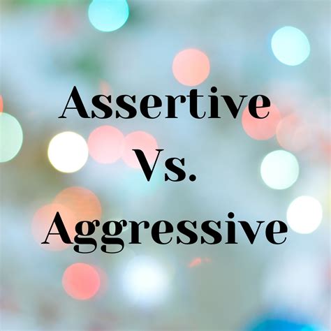 Assertive Vs Aggressive — Ubu Skills