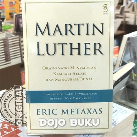 Jual Buku Martin Luther By Eric Metaxas Shopee Indonesia