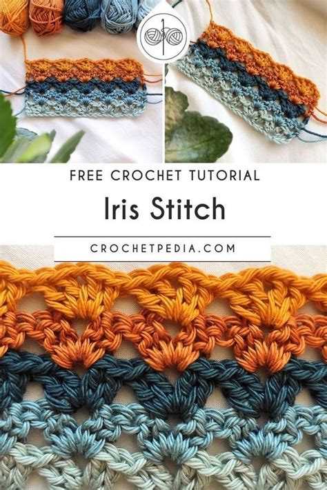 How To Crochet Iris Stitch Free Pattern And Video Crochetpedia