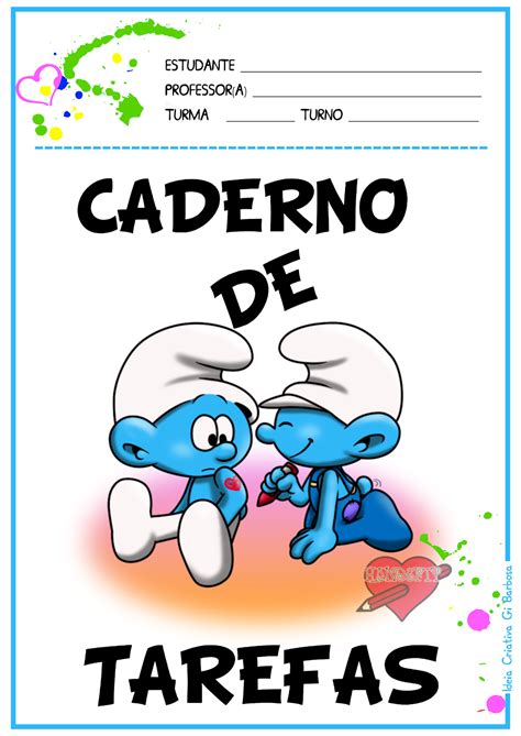 Capa De Caderno De Tarefa