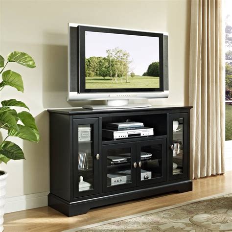 Best 15 Of Tall Black Tv Cabinets