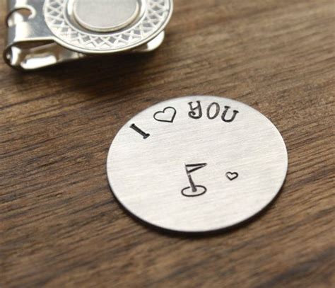 I love you gifts for men. I love you Golf Ball Marker, Mens Gift, Boyfriend Gift ...