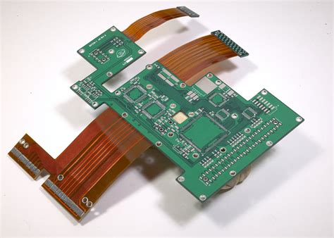 6 Layer Rigid Flex Pcb With 2 Layer Flex Pcb With Unsupported Fingers