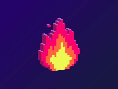 Cubic Fire By Olga On Dribbble