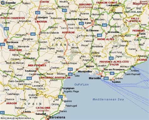 South Of France Map Free Printable Maps