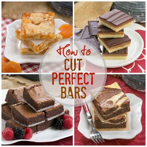 How To Cut Perfect Cookie Bars That Skinny Chick Can Bake