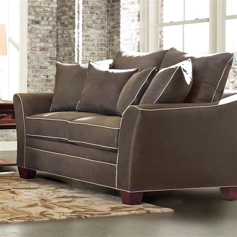Buy klaussner furniture and get the best deals at the lowest prices on ebay! Klaussner Posen Contemporary Loveseat with Contrasting ...
