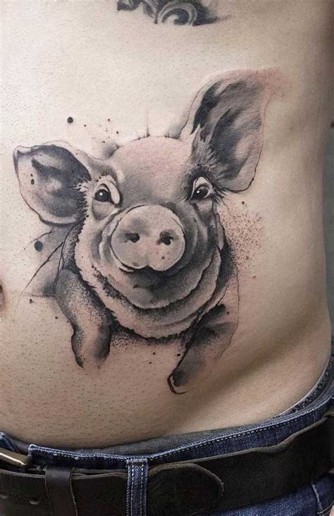 The origin of the pig and rooster tattoo 70 Best Pig Tattoos Pictures Designs Meanings and Ideas ...